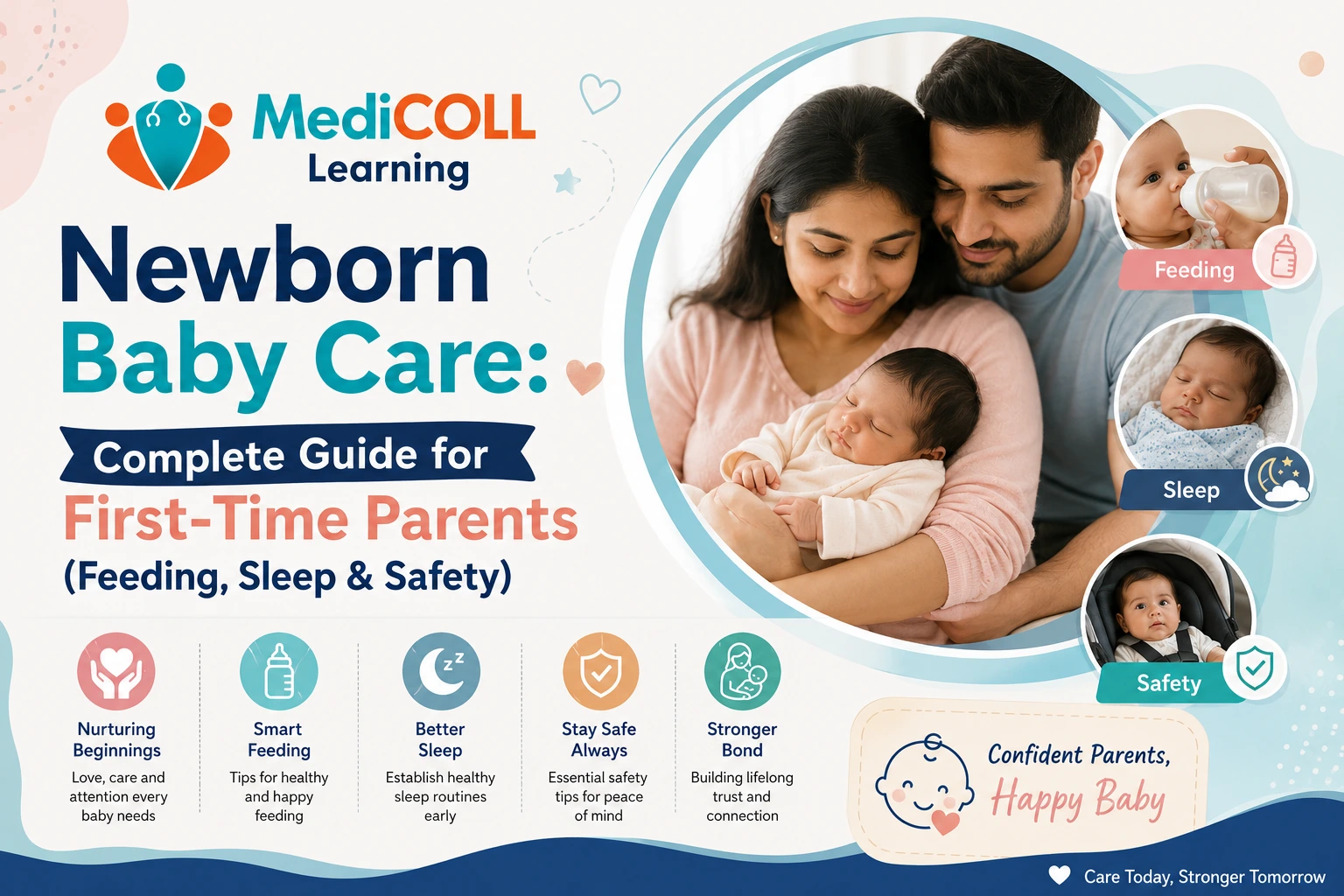 Newborn Baby Care: Complete Guide for First-Time Parents (Feeding, Sleep & Safety)